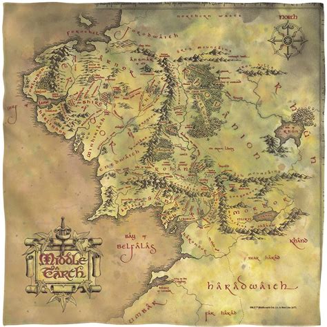 To show a coordinate of any map, use the template tooltip coords. Lord Of The Rings Middle Earth Map 22x22 Bandana | Rockabilia Merch Store
