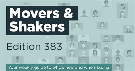 Movers And Shakers Edition 383