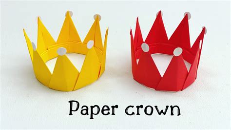 If they want to get even more creative, they could make their own drawings and stick those on too! How To Make Easy Mini Paper Crown For Kids / Nursery Craft ...