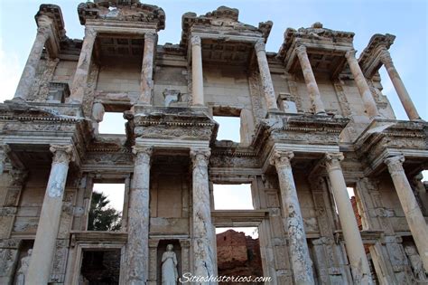 la majestuosa biblioteca de celso en Éfeso sitios histÓricos