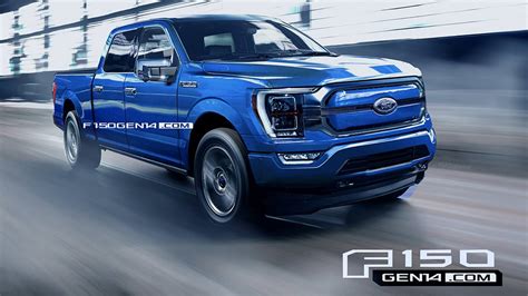 Electrified 2022 Ford F 150 Getting Closer To Production Rendering