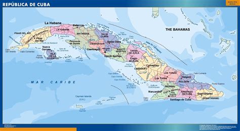 Mapa De Cuba Mapa Físico Geográfico Político Turístico Y Temático