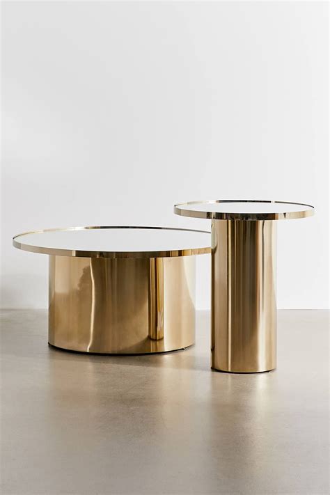 The table has been regularly polished, and we always use coasters ;). Remi Mirrored Coffee Table | Mirror coffee table, Coffee table urban outfitters, Drum coffee table