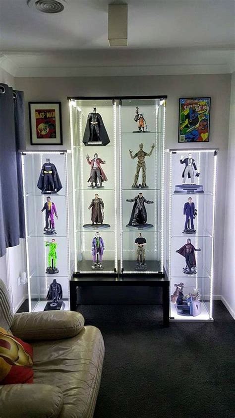 25 Cool Ways To Action Figure Display Homemydesign Game Room Design