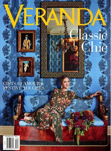The Cover Of Veranda Classic Chic Magazine