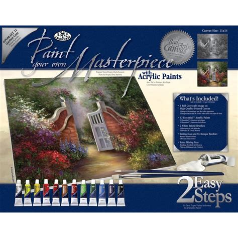 Royal And Langnickel Garden Gate Paint Your Own Masterpiece Set Craft