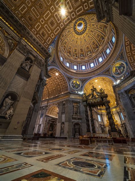Vatican Saint Peters Interior And Dome