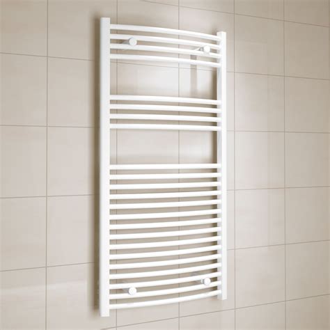 Looking for an electric towel warmer? Kudox White Towel warmer (H)1200mm (W)600mm | Departments | DIY at B&Q