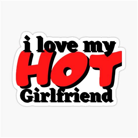 I Love My Gf I Love My Girlfriend Sticker For Sale By Aliboukhris
