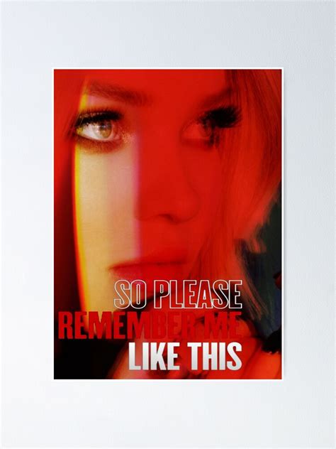 Dove Cameron Remember Me Poster By Fweakygrande Redbubble