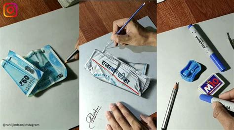 Watch Artist Makes Hyper Realistic 3d Sketches Awes Netizens