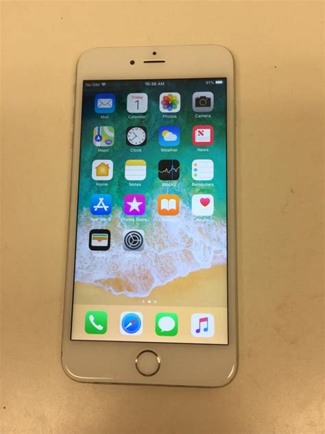 Iphone 6 Plus 16gb Gold For Tmobile Metro Pcs With Charger And Cable