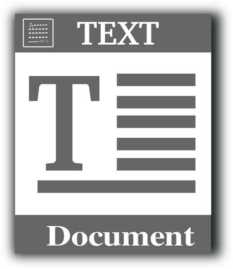 Clipart Text File Icon