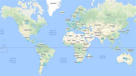 Nouvelle carte du monde » Vacances - Guide Voyage
