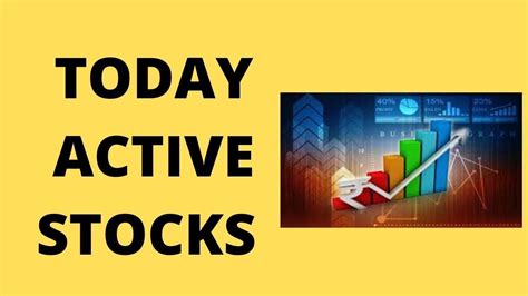 Nse Active Stocks Youtube