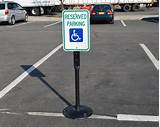 Portable Reserved Parking Signs Images