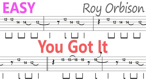 Roy Orbison You Got It Guitar Solo Tab Backingtrack Youtube
