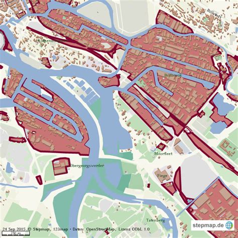Ist der zweitgrößte containerhafen europas. StepMap - Hafen Hamburg - Landkarte für Welt