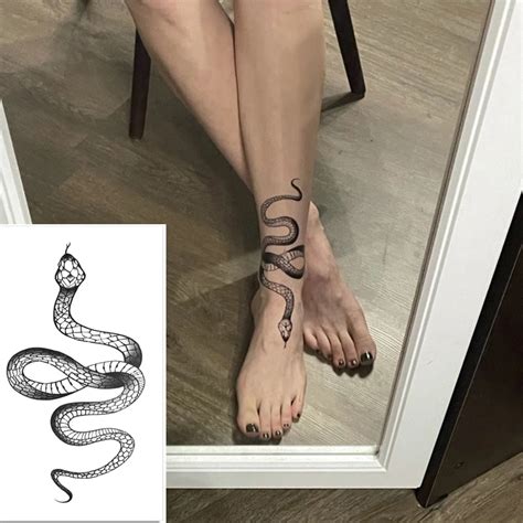 Update Snake Tattoo On Ankle In Eteachers