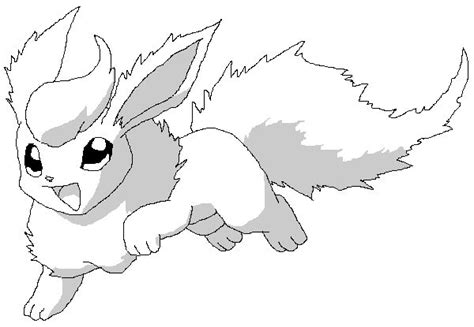 Cool Coloring Pokemon Coloring Pages Flareon For Flareon Pokemon Colour