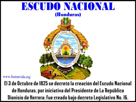 Cuatro Simbolos Patrios De Honduras