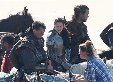 Kristen Stewart Films Her New Movie Snow White And The Huntsman