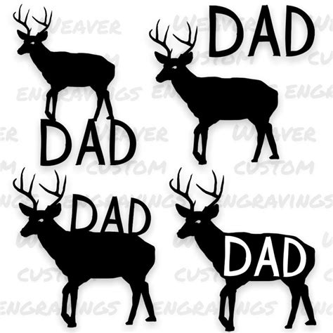 Dad Deer Hunting Buck Svg Png Digital Download Deer Hunting Etsy