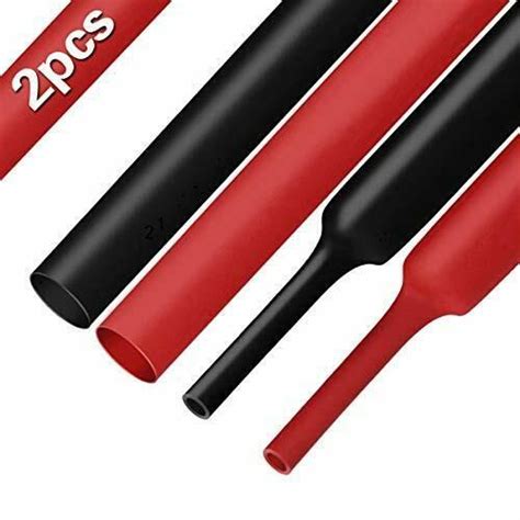 Xhf 2 Pcs 1 Inch 25mm 31 Waterproof Heat Shrink Tubing Marine 1 In2