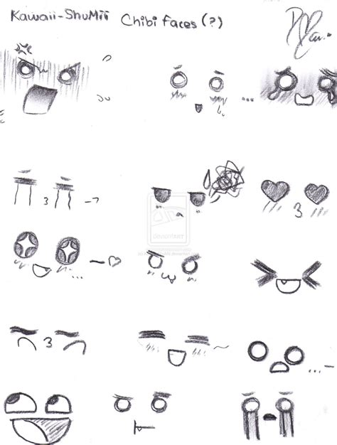 Express Yourself With These Cute Chibi Mouth Drawings