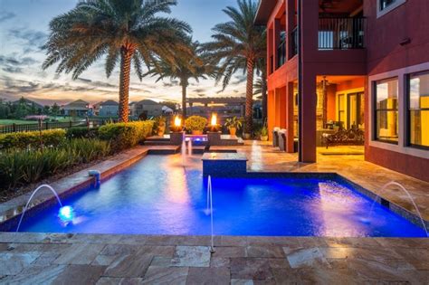 Tampa Bay Pools Can Design A Classical Geometric Custom Pool And Spa