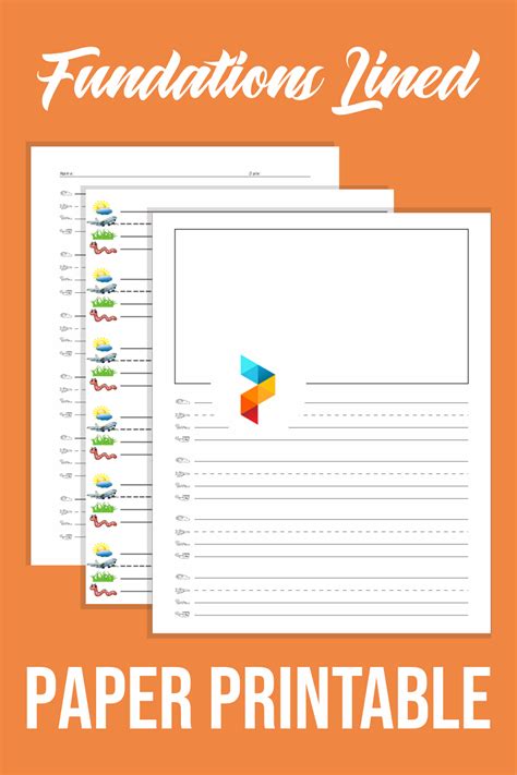 Fundations Lined Paper Printable In 2021 Lined Writing Paper
