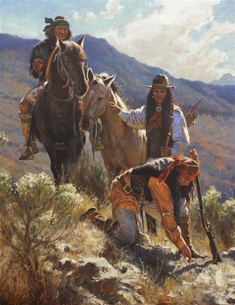 trackrs of men by don oelze native american art native american wars native american history