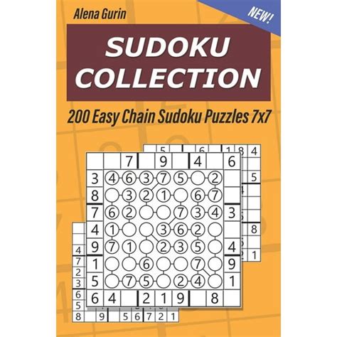 Chain Sudoku Sudoku Collection 200 Easy Chain Sudoku Puzzles 7x7