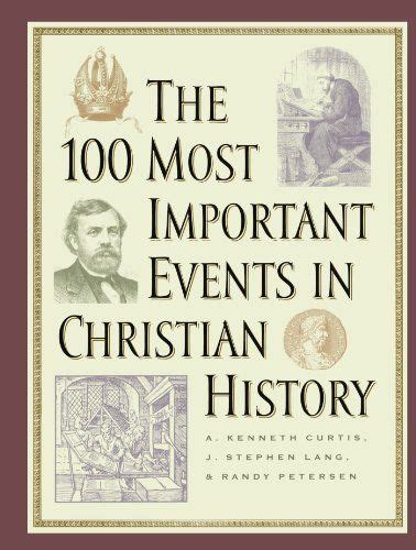 100 Most Important Events In Christian History The By A Kenneth