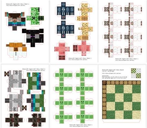 Einzigartiges häuser basteln vorlagen kreatives muster. minecraft printable paper characters. 3-D. | Anniversaire ...