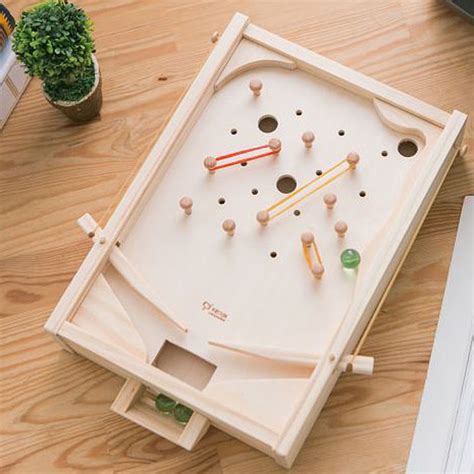 Diy Wooden Pinball Machine In Color Wooden Diy Cool Wood Projects