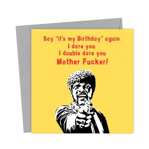Pulp Fiction Jules Birthday Card You Said It