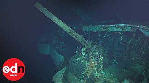 Eerie Footage Of Sunken Ww2 Aircraft Carrier Captured By Submersible