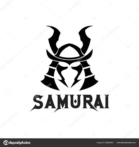 Pictures Samurai Logo Black Ronin Ninja Samurai Logo Vector — Stock