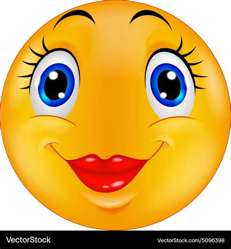 Cute Female Emoticon Smiley Royalty Free Vector Image My XXX Hot Girl