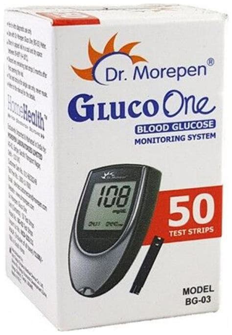 Buy Dr Morepen Gluco One Bg 03 Blood Glucose 50 Test Strips Only