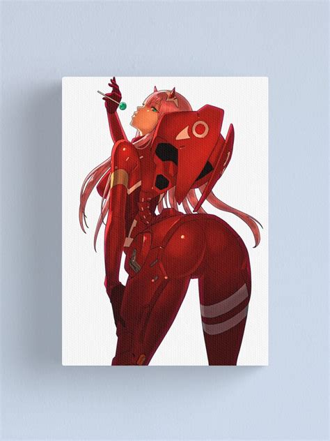 Sexy Zero Two Darling In The Franxx Lewd Ass Hot Canvas Print