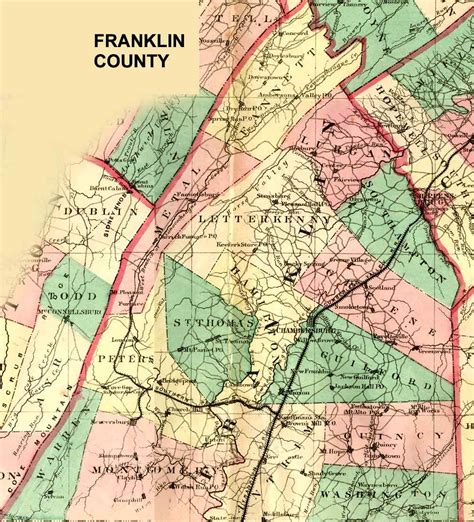 Franklin County Pennsylvania Maps And Gazetteers