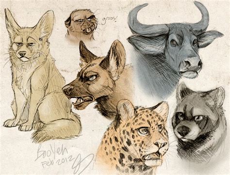 Sketch Animals By Booyeh On Deviantart