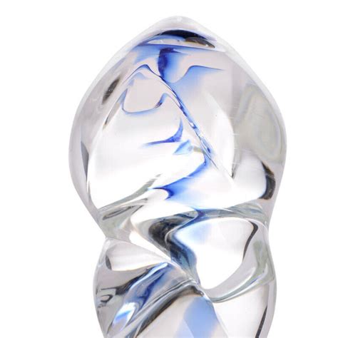 Curved Glass Dildo For G Spot Stimulation Penis Massager Anal Women Sex Toy Jf Ebay