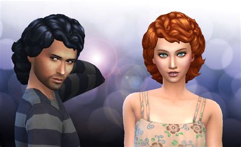 Sims 4 Hairs Mystufforigin Medium Curly Version 2