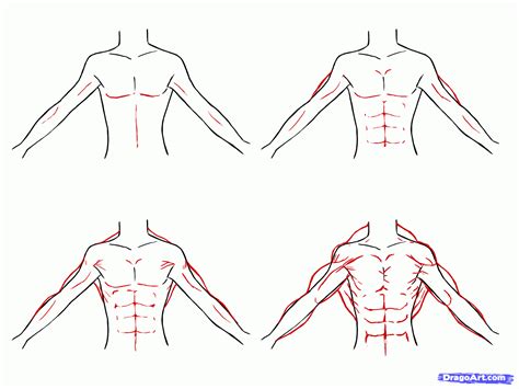 Full body muscle system by rrog on deviantart. How To Draw Male Anime Clothes - HD Wallpaper Gallery
