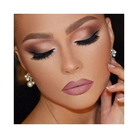 Sultry Dramatic Makeup Look Liked On Polyvore Featuring