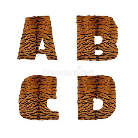 Tiger Alphabet Stock Illustrations Tiger Alphabet Stock