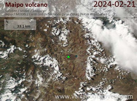 Latest Satellite Images Of Maipo Volcano Volcanodiscovery